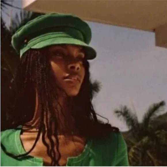 Lack Of Color Lola Suede Green Hat. NWT! Sz M & L